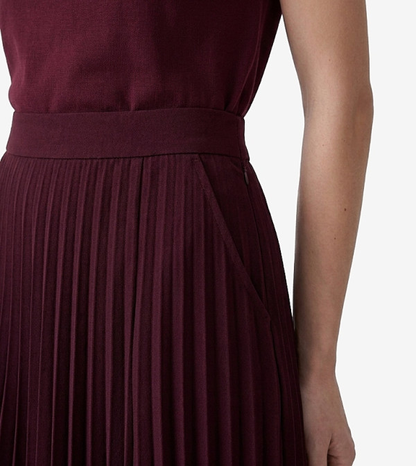 Koton  Midi Skirts - Burgundy Polo T-shirts
