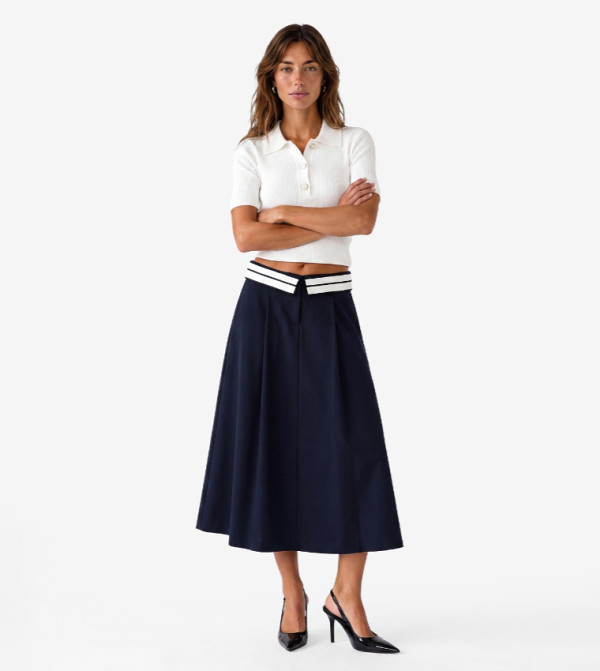 Koton  Midi Skirts - Navy Pyjama Set