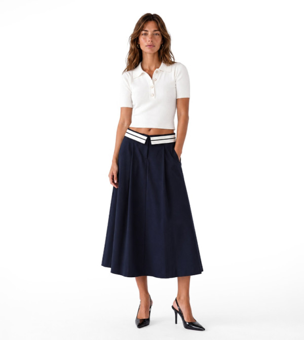 Koton  Midi Skirts - Navy Pyjama Set