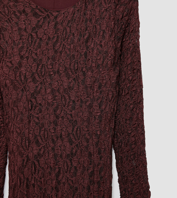 Koton  Party Dresses - Burgundy Maxi Dresses