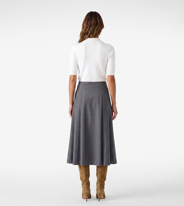 كوتون  سترات - أوف وايت  Round Neck Sweaters