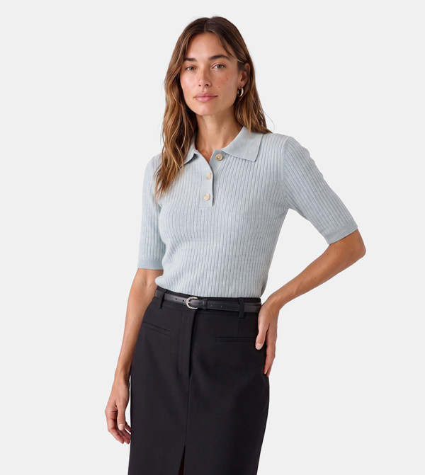 كوتون  سترات و كارديغانات - أزرق فاتح Sweaters