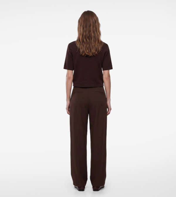 Koton  Sweaters & Cardigans - Burgundy Short Sleeve T-Shirts