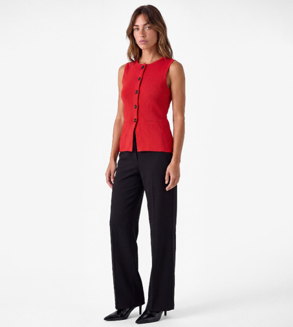 Koton  Waistcoats - Red Waistcoats
