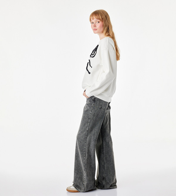 Koton Sweatshirts - Off White Sweatshirts