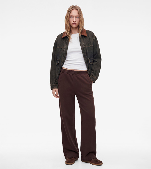 كوتون  بناطيل وليقنز - بني  Sweatpants