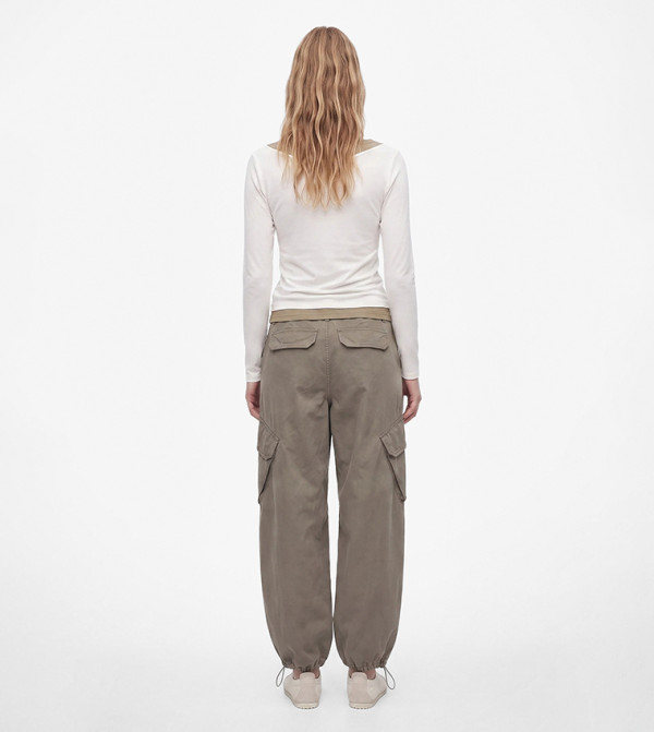 Koton  Cargos - Khaki Cargos