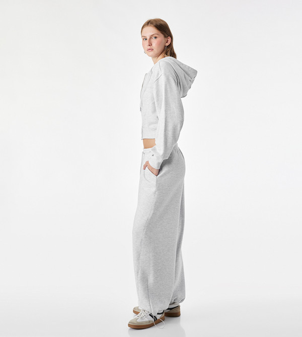 كوتون  بناطيل رياضية - رمادي Sweatpants