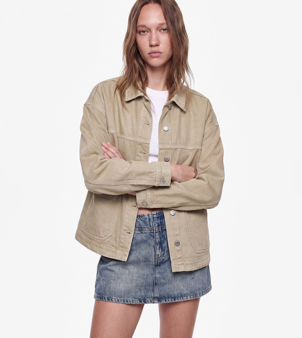 Koton  Jackets & Coats - Khaki Casual Jackets