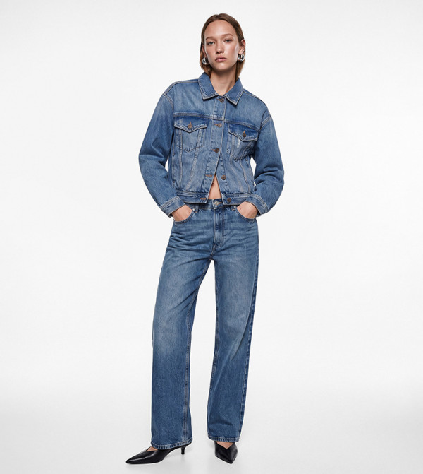 Koton  Denim Jackets - Blue Denim Jackets
