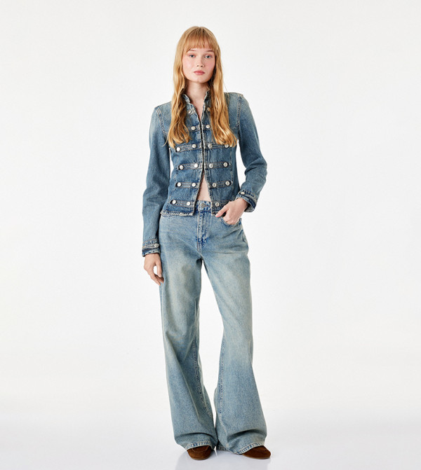 Koton  Denim Jackets - Blue Denim Jackets