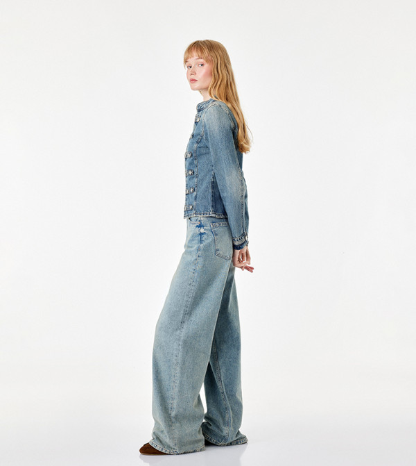 Koton  Denim Jackets - Blue Denim Jackets