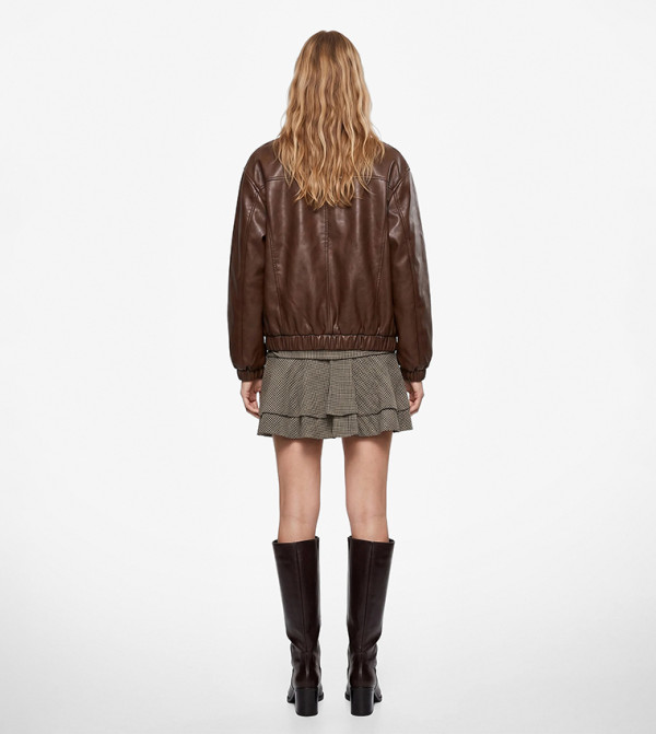 Koton  Mini Skirts - Brown Mini Skirts
