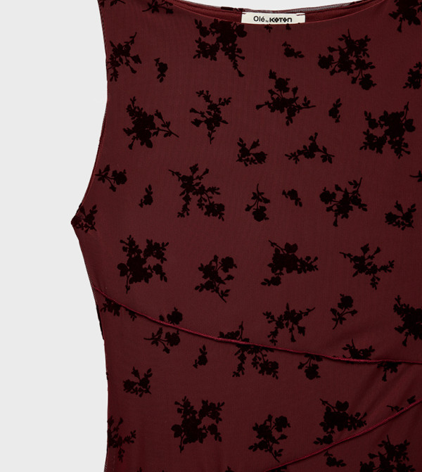 Koton  Midi Dresses - Brown Midi Dresses