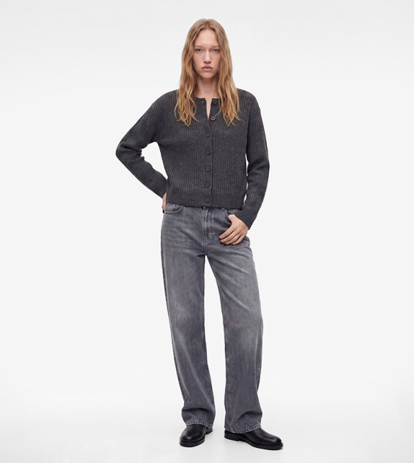 Koton Cardigans - Grey Cardigans