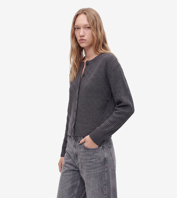 Koton Cardigans - Grey Cardigans