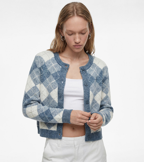 Koton Cardigans - Blue Cardigans