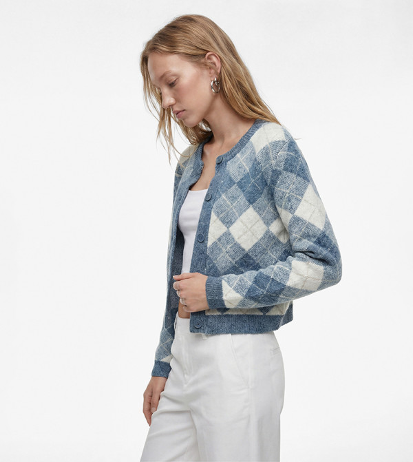Koton Cardigans - Blue Cardigans