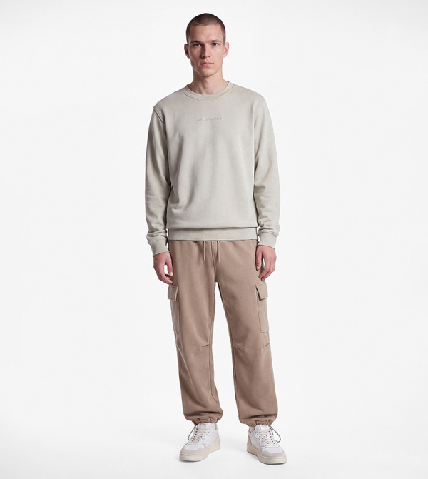 كوتون  بناطيل كارجو - حنطي Cargos