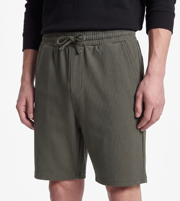 Koton  Casual Shorts - Khaki Casual Shorts