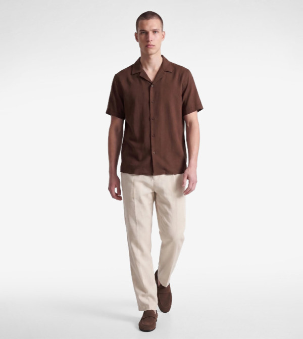 Koton  Short Sleeves - Brown Sleeveless Tops