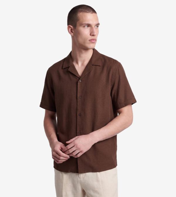 Koton  Short Sleeves - Brown Sleeveless Tops