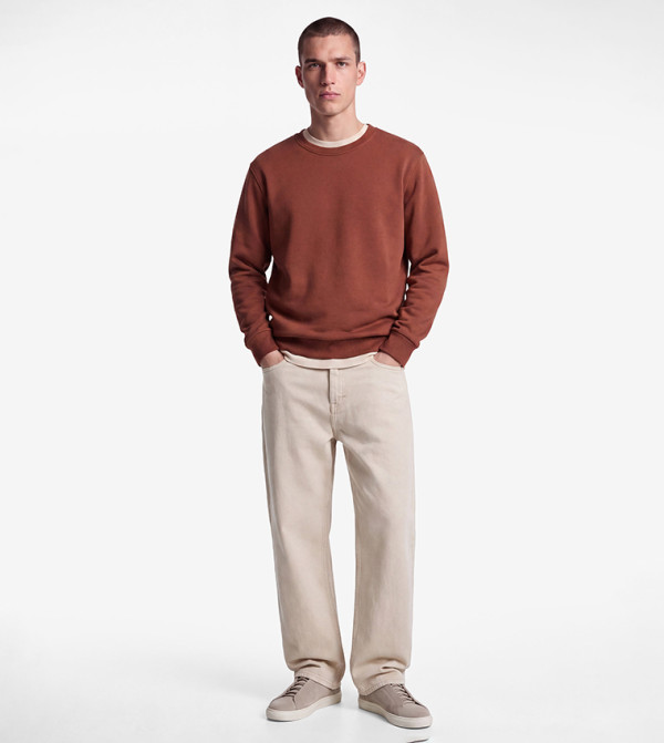 Koton  Sweatshirts - Brown Sweatshirts