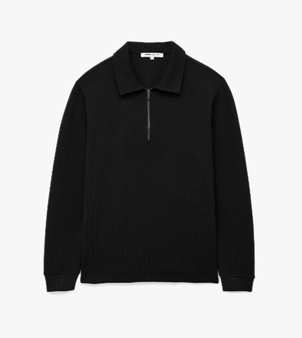 كوتون  سترات بياقة دائرية - أسود Round Neck Sweaters