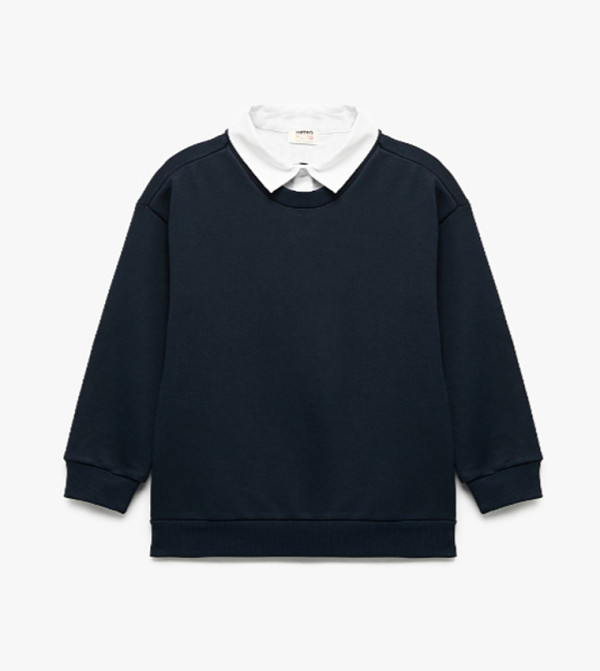 Koton  Sweatshirts - Navy Sweatshirts