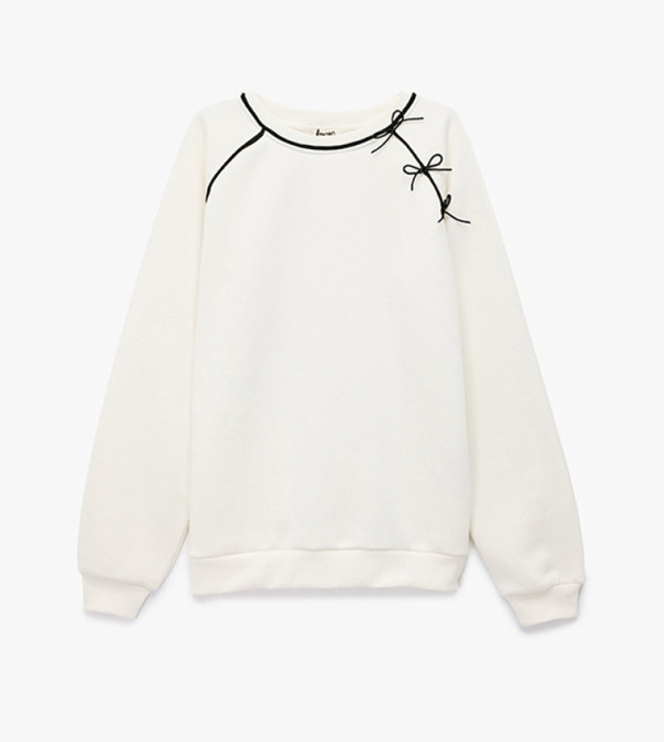 Koton Winterwear & Outerwear - Beige Sweatshirts