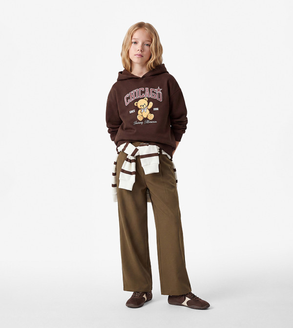 Koton Hoodies - Brown Hoodies