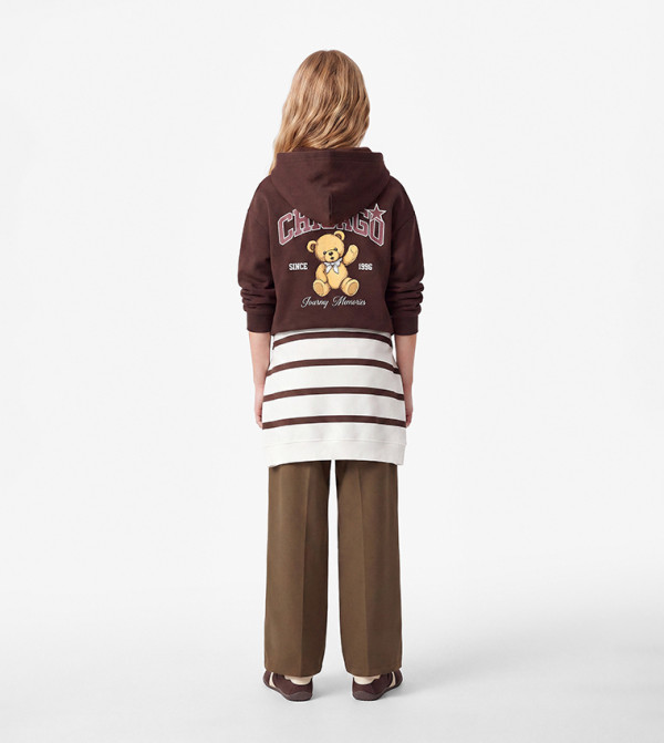 Koton Hoodies - Brown Hoodies