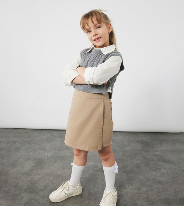 Koton  Skirts & Dividers - Beige Skirts & Dividers
