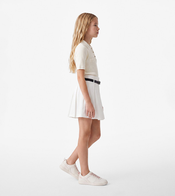 Koton  Skirts & Dividers - White Skirts & Dividers
