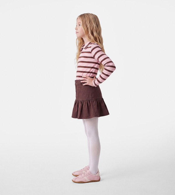 Koton  Skirts & Dividers - Brown Skirts & Dividers