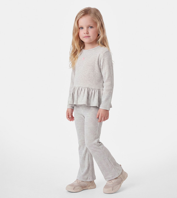 Koton Tops & Pants - Grey Tops & Pants
