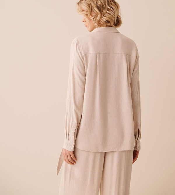 La Vie en Rose  Clothing - Beige Shirts
