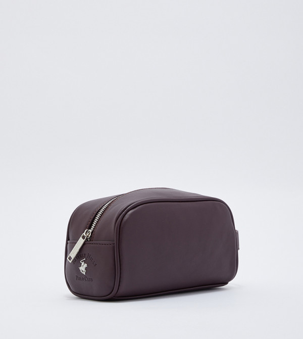 Beverly Hills Polo Club  - Brown Toiletry bag