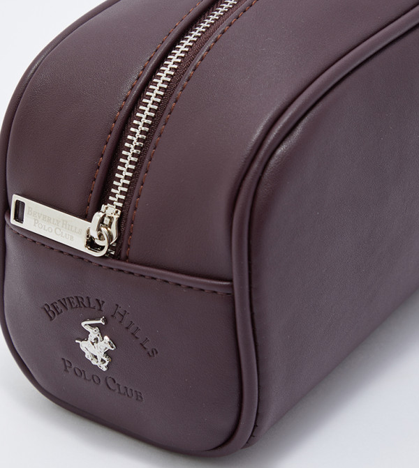 Beverly Hills Polo Club  - Brown Toiletry bag