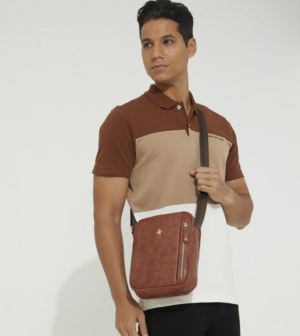 Beverly Hills Polo Club Messenger Bags - Brown Messenger Bags