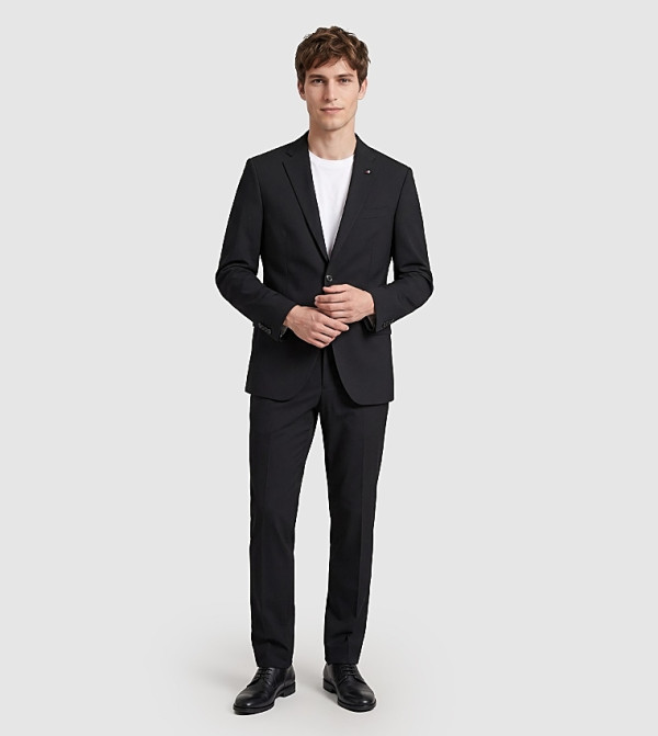 Tommy Hilfiger Suit - BLACK Classic Suit