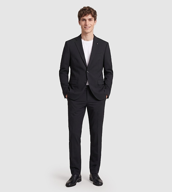Tommy Hilfiger Suit - BLACK Classic Suit