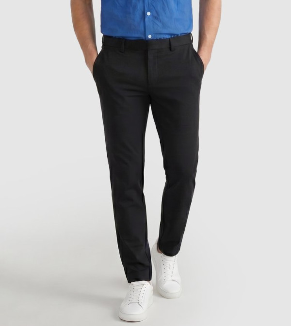 Tommy Hilfiger  Clothing - BLACK Formal Pants