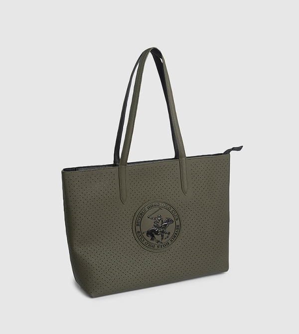Beverly Hills Polo Club Tote Bags - Olive Tote Bags