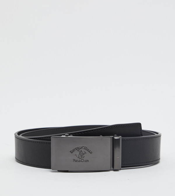 Beverly Hills Polo Club  Belts - BLACK Leather Belts