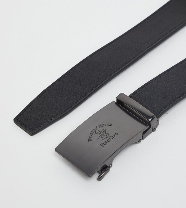 Beverly Hills Polo Club  Belts - BLACK Leather Belts