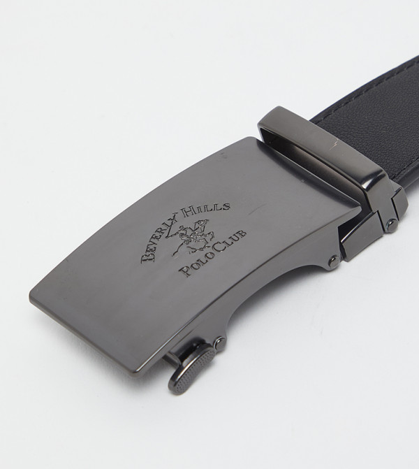 Beverly Hills Polo Club  Belts - BLACK Leather Belts