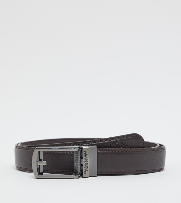 Beverly Hills Polo Club Belts - Brown Leather Belts