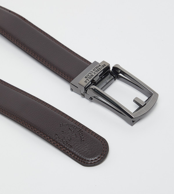 Beverly Hills Polo Club Belts - Brown Leather Belts