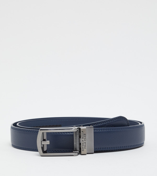 بيفرلي هيلز بولو كلوب  أحزمة جلدية - كحلي مزرق  Leather Belts
